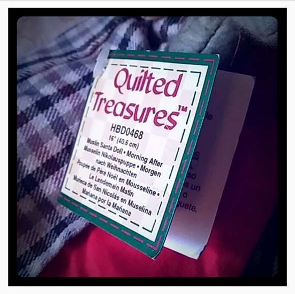 Quilted Treasures Muslin Santa - Picture 7 of 7